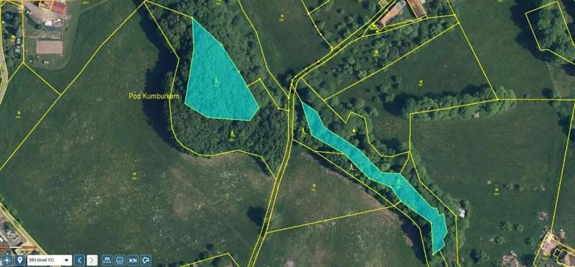 Prodej podílu pozemku, Jestřabí v Krkonoších, 1250 m2