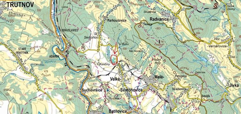 Prodej pozemku, Velké Svatoňovice, 10821 m2