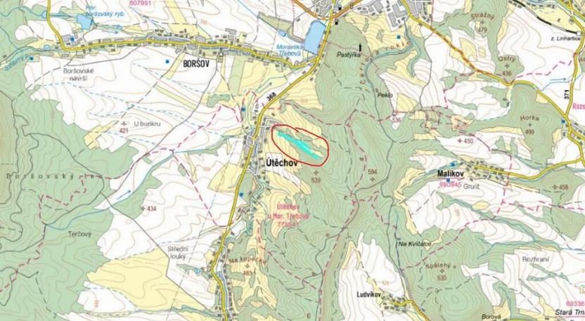 Prodej pozemku, Útěchov, 50152 m2