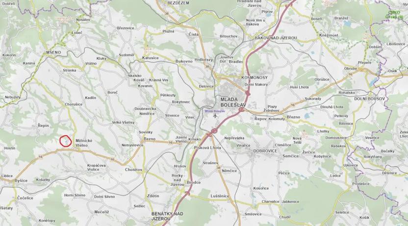 Prodej lesa, Mělnické Vtelno, 4269 m2