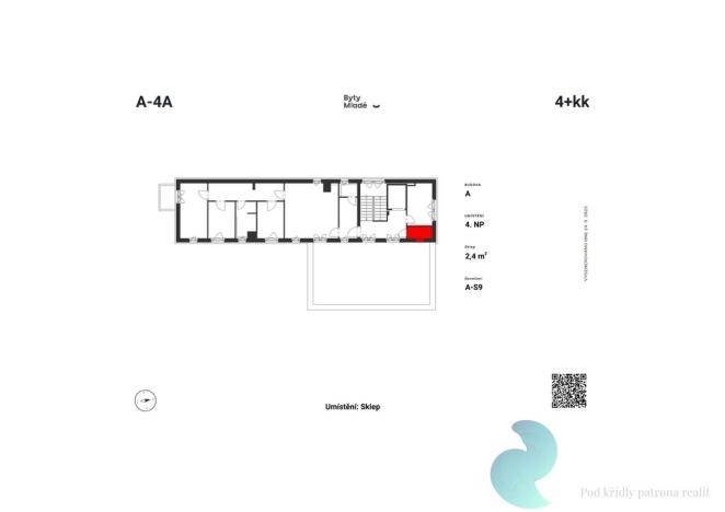 Prodej bytu 4+kk, České Budějovice - České Budějovice 5, 85 m2