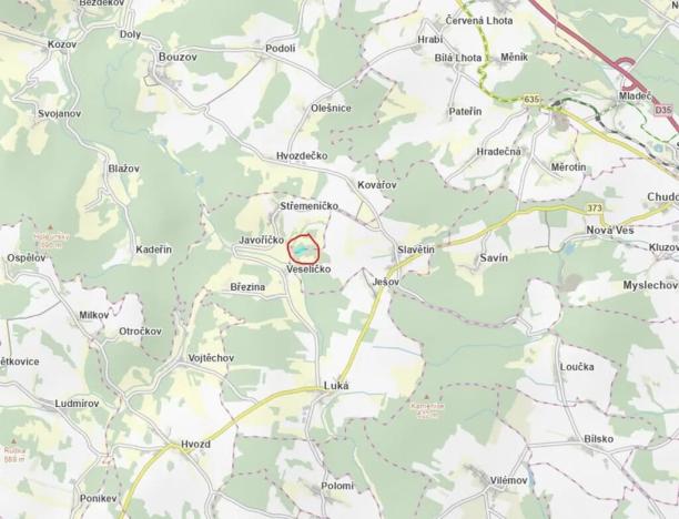 Prodej lesa, Luká, 8606 m2