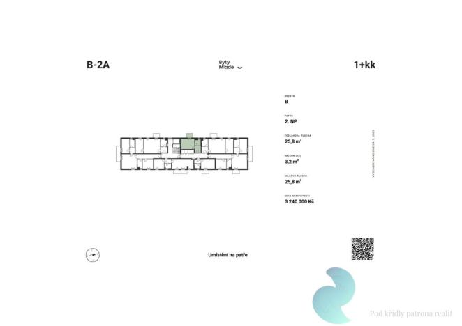 Prodej bytu 1+kk, České Budějovice - České Budějovice 5, 25 m2