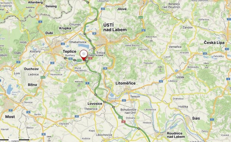 Prodej pozemku, Řehlovice, 1561 m2