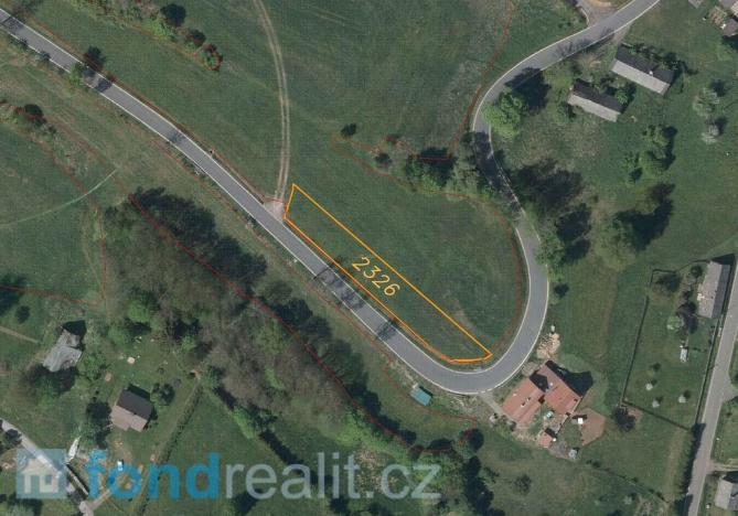 Prodej pole, Čermná, 1038 m2