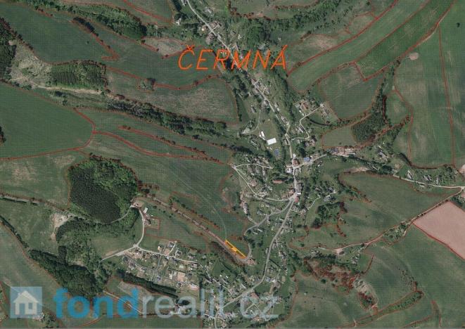 Prodej pole, Čermná, 1038 m2
