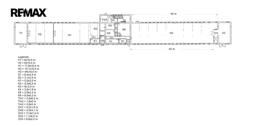 Prodej skladu, Věžky, 2322 m2