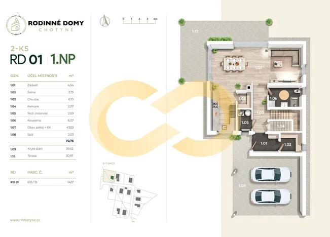 Prodej rodinného domu, Chotyně, 209 m2