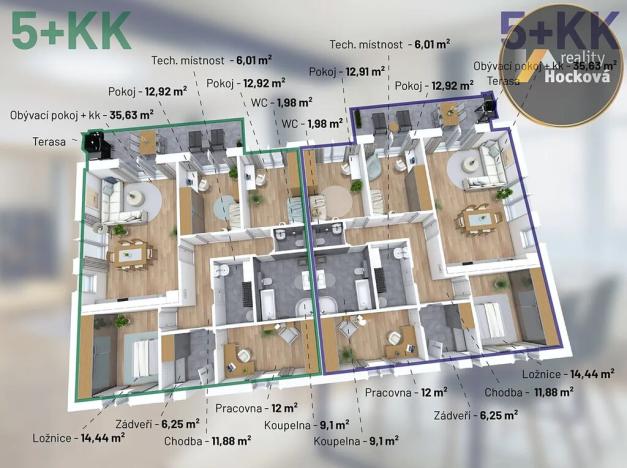 Pronájem rodinného domu, Mělník, Na Průhoně, 123 m2