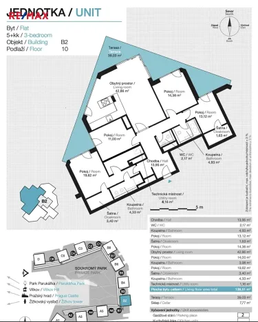 Prodej bytu 5+kk, Praha - Žižkov, Ke kapslovně, 147 m2
