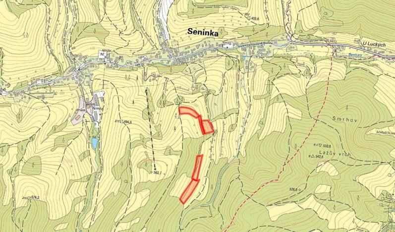 Prodej louky, Seninka, 19297 m2