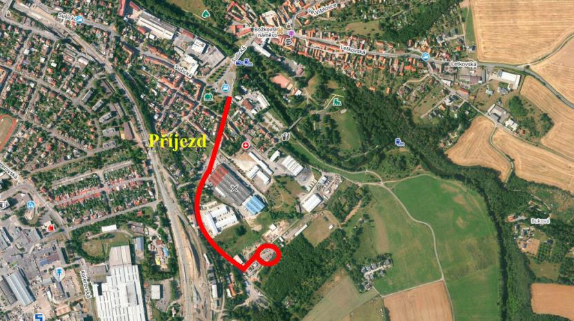 Pronájem pozemku, Plzeň - Božkov, 1511 m2