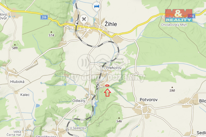 Prodej pozemku pro bydlení, Potvorov, 1186 m2