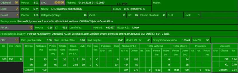 Prodej podílu lesa, Liberk, 5585 m2