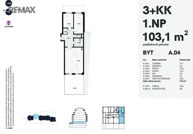 Prodej bytu 3+kk, Karlovy Vary, Šumavská, 103 m2