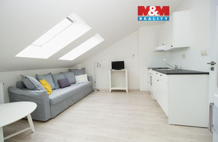 Pronájem bytu 1+kk, Opava - Město, Popská, 30 m2