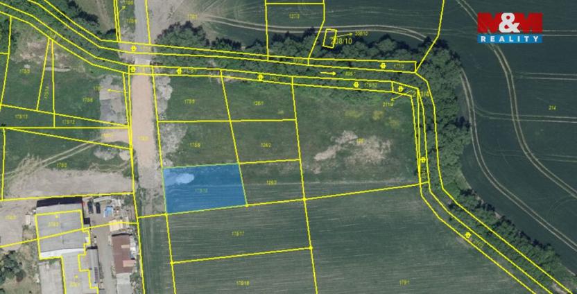 Prodej pozemku pro bydlení, Cítoliby, 996 m2