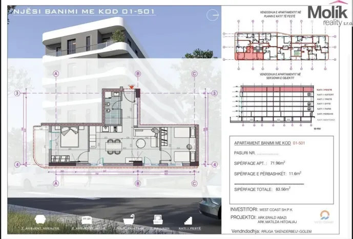 Prodej bytu 3+kk, Golem, 72 m2