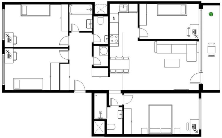 Prodej bytu 5+kk, Praha - Černý Most, Vybíralova, 104 m2