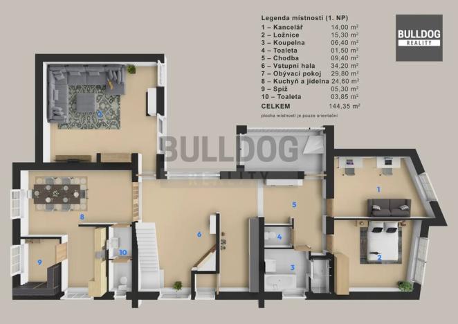 Prodej vily, Praha - Nebušice, Dubová, 408 m2