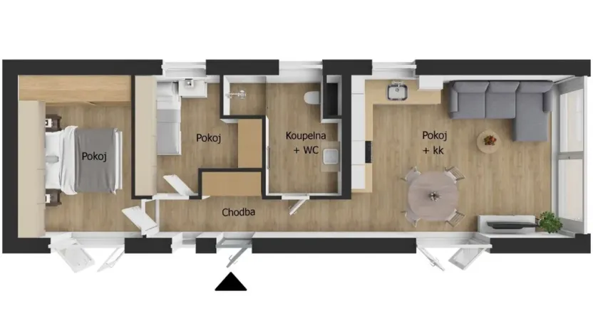 Prodej mobilheimu, Praha - Vinohrady, Šafaříkova, 55 m2
