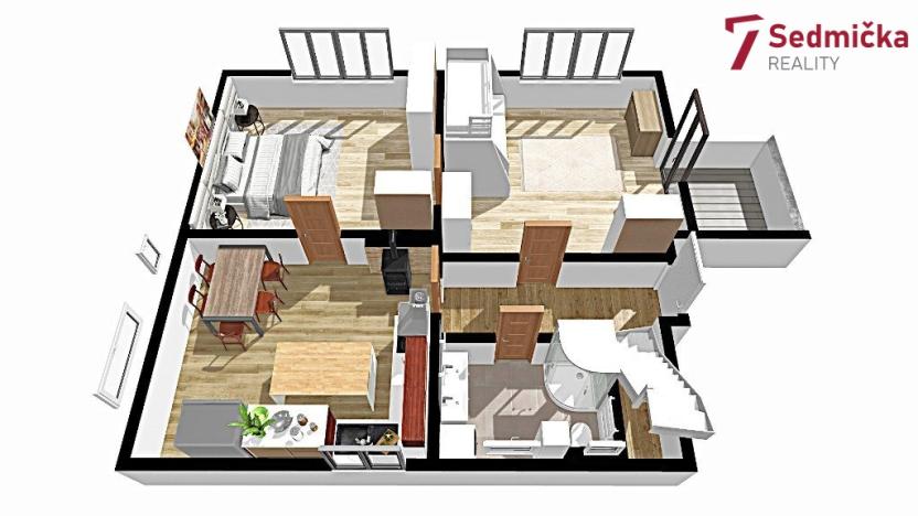 Prodej bytu 3+1, Nové Město na Moravě, Soškova, 159 m2