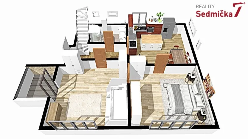 Prodej bytu 3+1, Nové Město na Moravě, Soškova, 159 m2