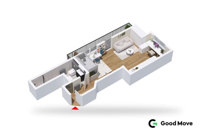 Prodej bytu 1+kk, Zlín, Horní Vršava IV, 64 m2