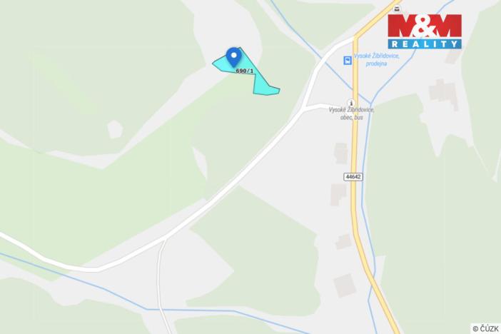 Prodej pozemku pro bydlení, Hanušovice - Vysoké Žibřidovice, 2601 m2