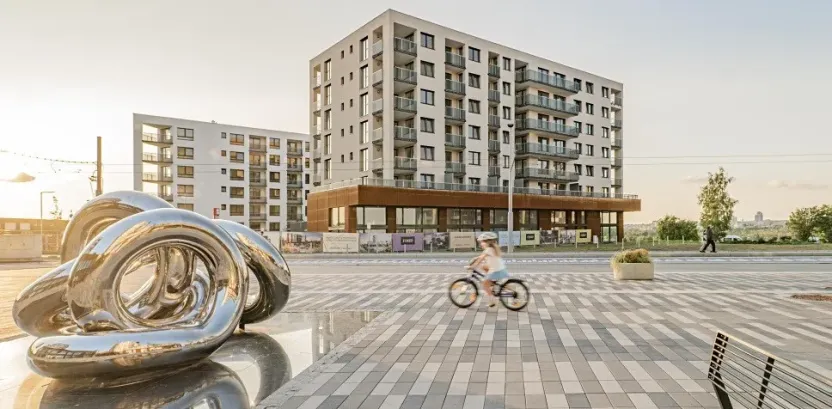 Prodej bytu 2+kk, Praha - Hlubočepy, náměstí Olgy Scheinpflugové, 50 m2