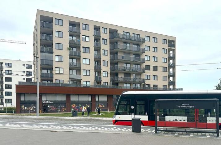 Prodej bytu 2+kk, Praha - Hlubočepy, náměstí Olgy Scheinpflugové, 50 m2