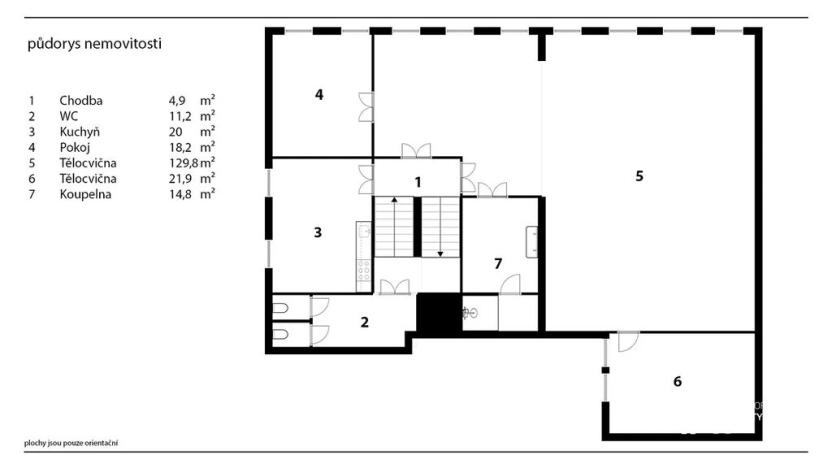 Prodej činžovního domu, Krupka, Husitská, 552 m2