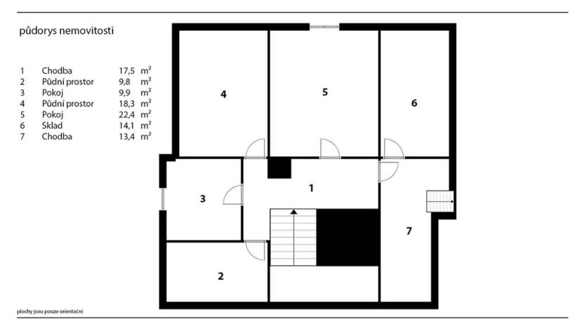 Prodej rodinného domu, Krupka, Husitská, 552 m2