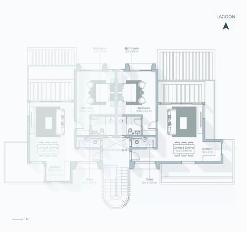 Prodej bytu 2+kk, Salála, Omán, 69 m2