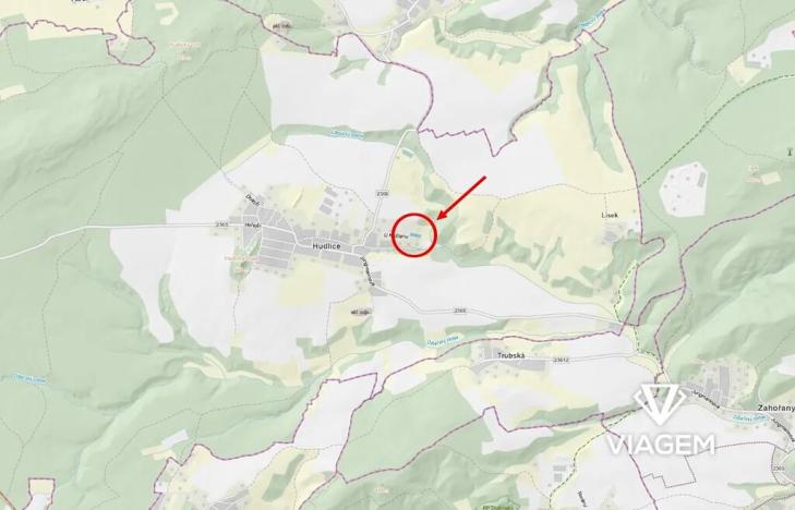 Prodej podílu zahrady, Hudlice, 877 m2