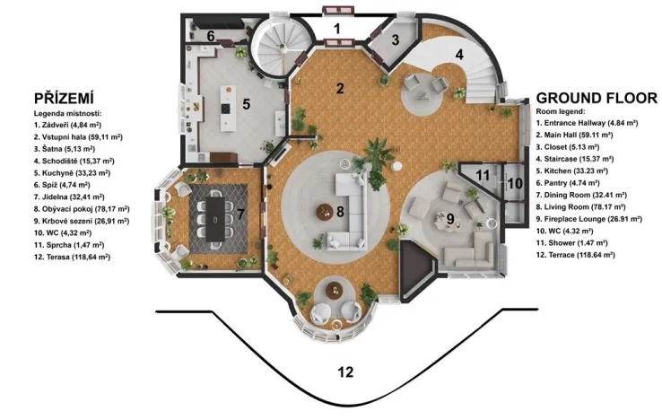 Prodej pozemku pro bydlení, Praha - Šeberov, K Hrnčířům, 2233 m2