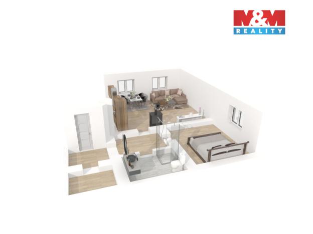 Prodej rodinného domu, Kostelec, 58 m2