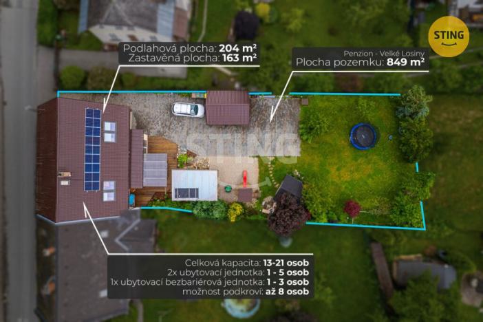 Prodej chalupy, Velké Losiny, Komenského, 280 m2