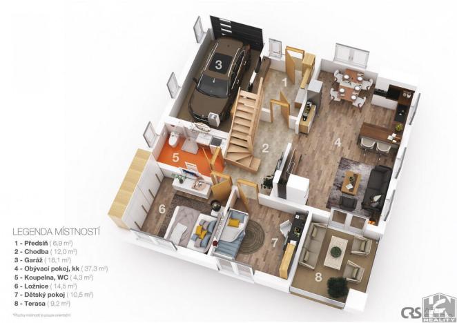 Pronájem rodinného domu, Liberec - Liberec XXV-Vesec, Na Veseckém kopci, 213 m2