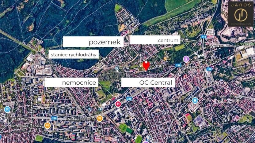 Prodej pozemku pro bydlení, Kladno, Pod Strání, 1000 m2