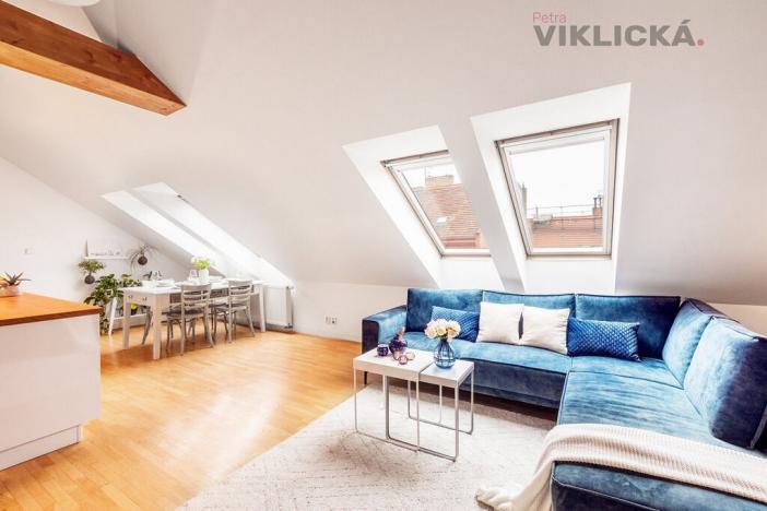 Pronájem bytu 2+kk, Praha - Vršovice, Slovinská, 59 m2