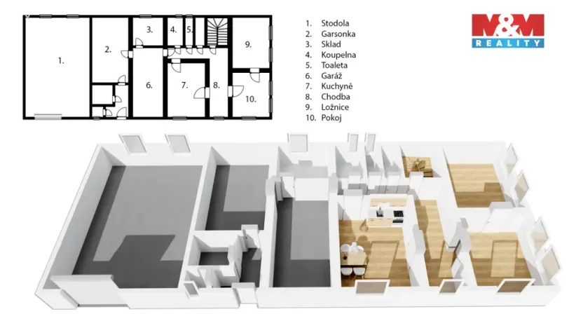 Prodej rodinného domu, Trnov - Záhornice, 252 m2