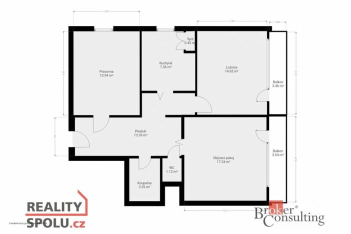Prodej bytu 3+1, Příbram - Příbram VIII, Budovatelů, 72 m2