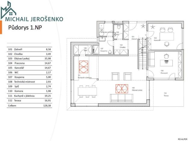 Prodej rodinného domu, Čestlice, Zelená, 198 m2