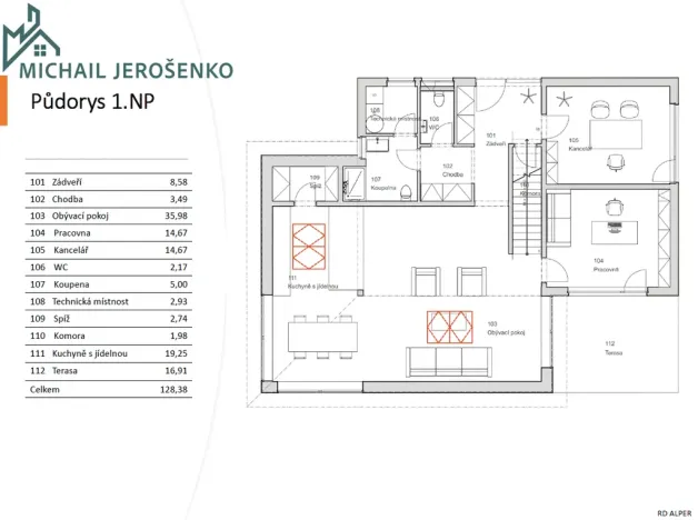 Prodej rodinného domu, Čestlice, Zelená, 198 m2