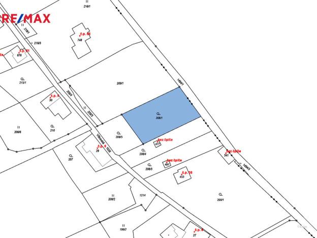 Prodej zahrady, Liberec, 1176 m2