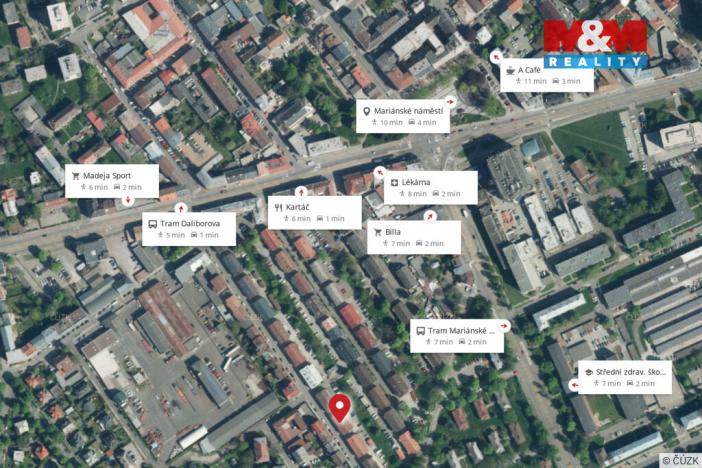 Pronájem kanceláře, Ostrava - Mariánské Hory, Daliborova, 53 m2