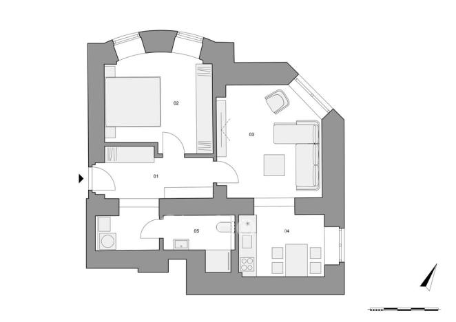 Prodej bytu 2+kk, Praha - Smíchov, Na Václavce, 59 m2