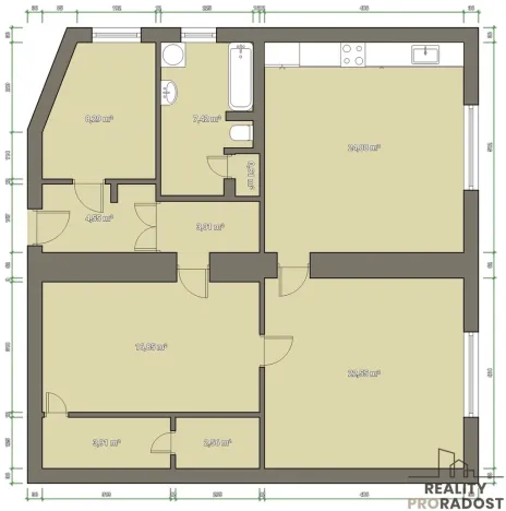 Prodej rodinného domu, Dyje, 120 m2