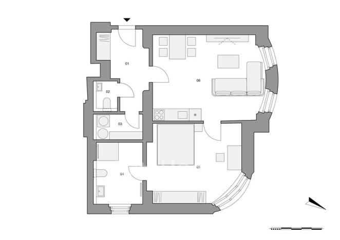 Prodej bytu 2+kk, Praha - Smíchov, Na Václavce, 65 m2